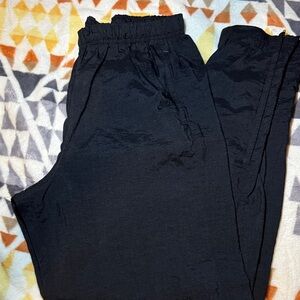 Nike Black Lightweight Windbreaker Track Pants